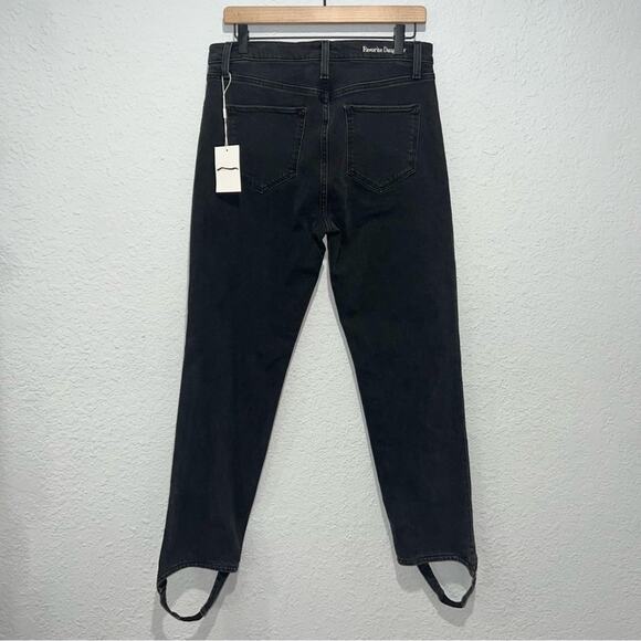 Favorite Daughter Evelyn High Rise Straight Leg Stirrups Jean - Picture 4 of 7